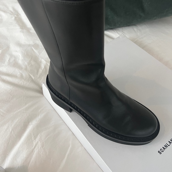 Scanlan Theodore Mid-Calf Boots 39 NEW - Picture 5 of 8